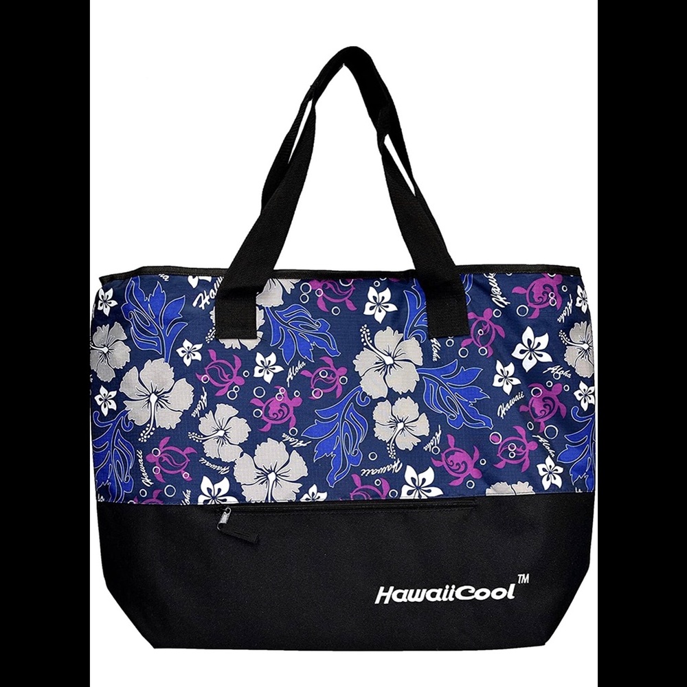 NWT Hawaiian Print Large Insulated Cooler Tote Bag